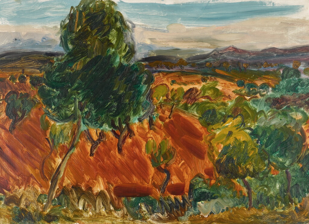 View full screen - View 1 of Lot 248. Landscape near Aix.