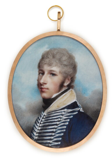 View full screen - View 1 of Lot 126. Portrait of an officer, circa 1800.