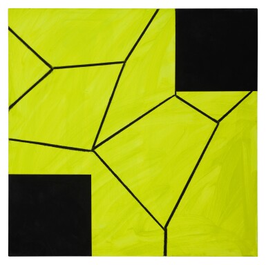 View full screen - View 1 of Lot 41. Black Velvet and Chartreuse.