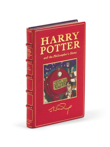 View full screen - View 1 of Lot 276. Rowling, Harry Potter and the Philosopher's Stone, 1997, first edition, signed.
