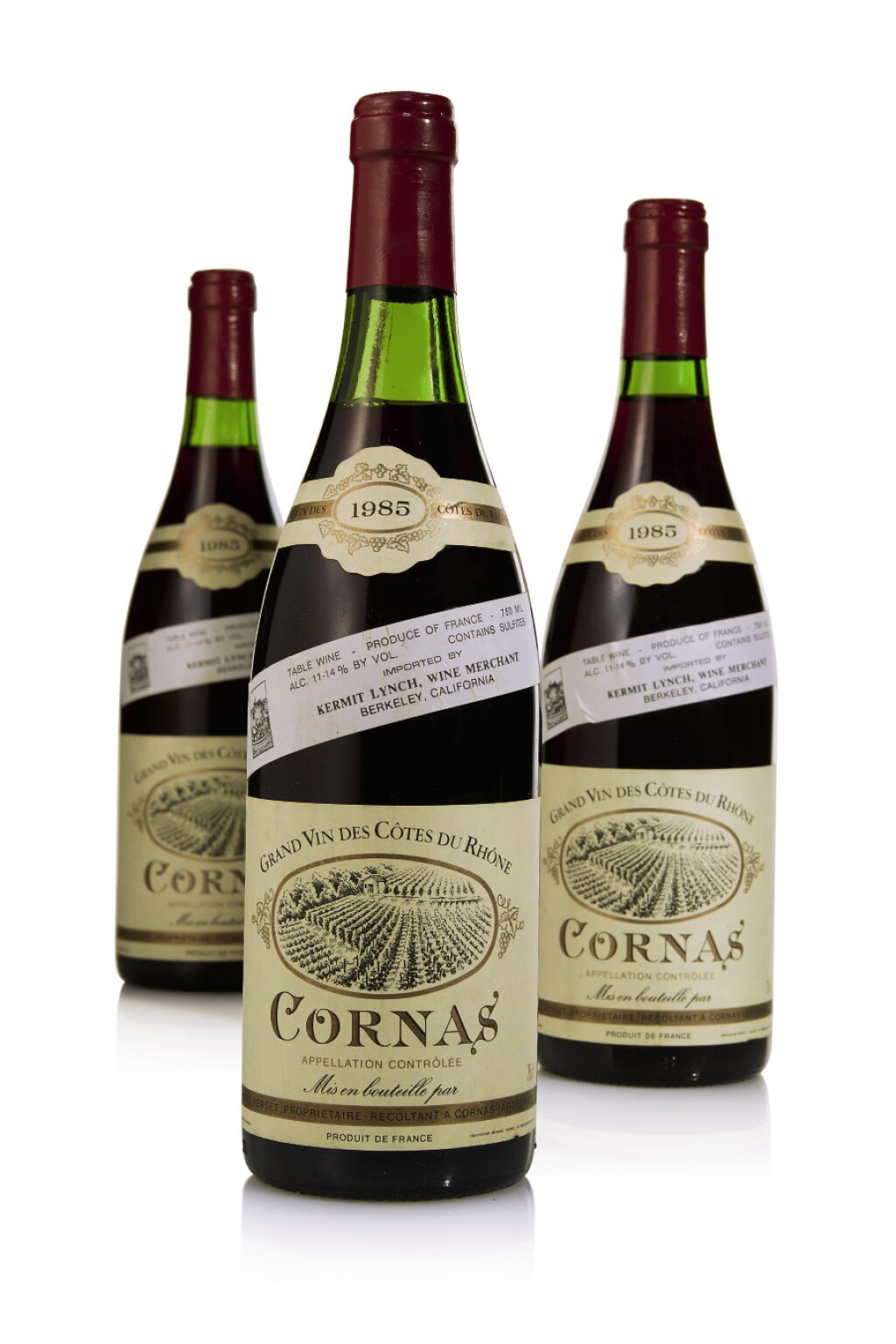 View full screen - View 1 of Lot 370. Cornas 1985 Nöel Verset (3 BT).