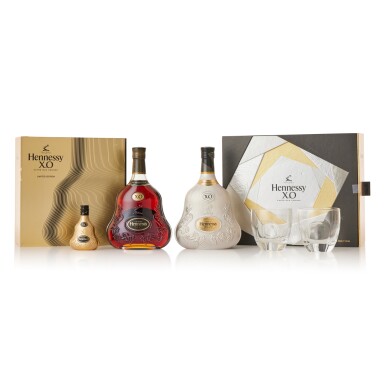 View full screen - View 1 of Lot 9926. Hennessy XO Limited Edition 2015 & 2016 (2 BT70, 1 BT5).