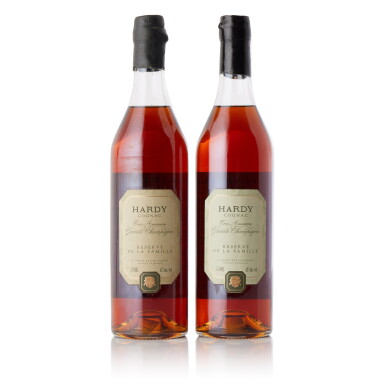 View full screen - View 1 of Lot 6652. A.Hardy Reserve de la Famille Cognac 42.0 abv NV (2 BT75).