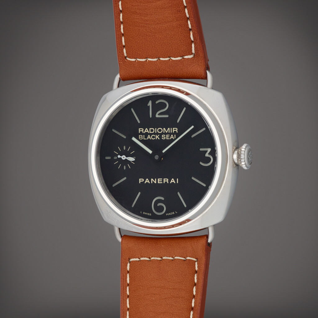 View full screen - View 1 of Lot 113. Radiomir 'Black Seal', Reference PAM00183, OP6644 | A stainless steel wristwatch | Circa 2005 .