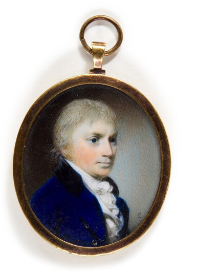 View full screen - View 1 of Lot 209. George Engleheart | Portrait of R. Bethell Cox, circa 1800.