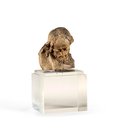 View full screen - View 1 of Lot 23. Probablement Northern French, 16th century, Dying Christ | Probablement France du Nord, XVIe siècle, Christ mourant.