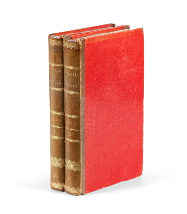 View full screen - View 1 of Lot 170. Le Rouge et le Noir, 1831. E.O., en demi-maroquin de l'époque.
