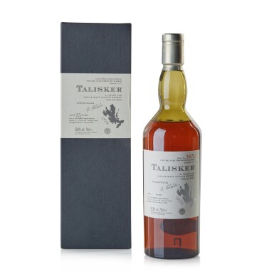 View full screen - View 1 of Lot 149. Talisker 25 Year Old Limited Edition Cask Strength 60.0 abv 1975 .