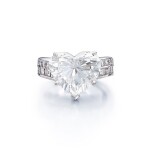 Diamond Ring | 6.35克拉 心形 F色 鑽石 戒指