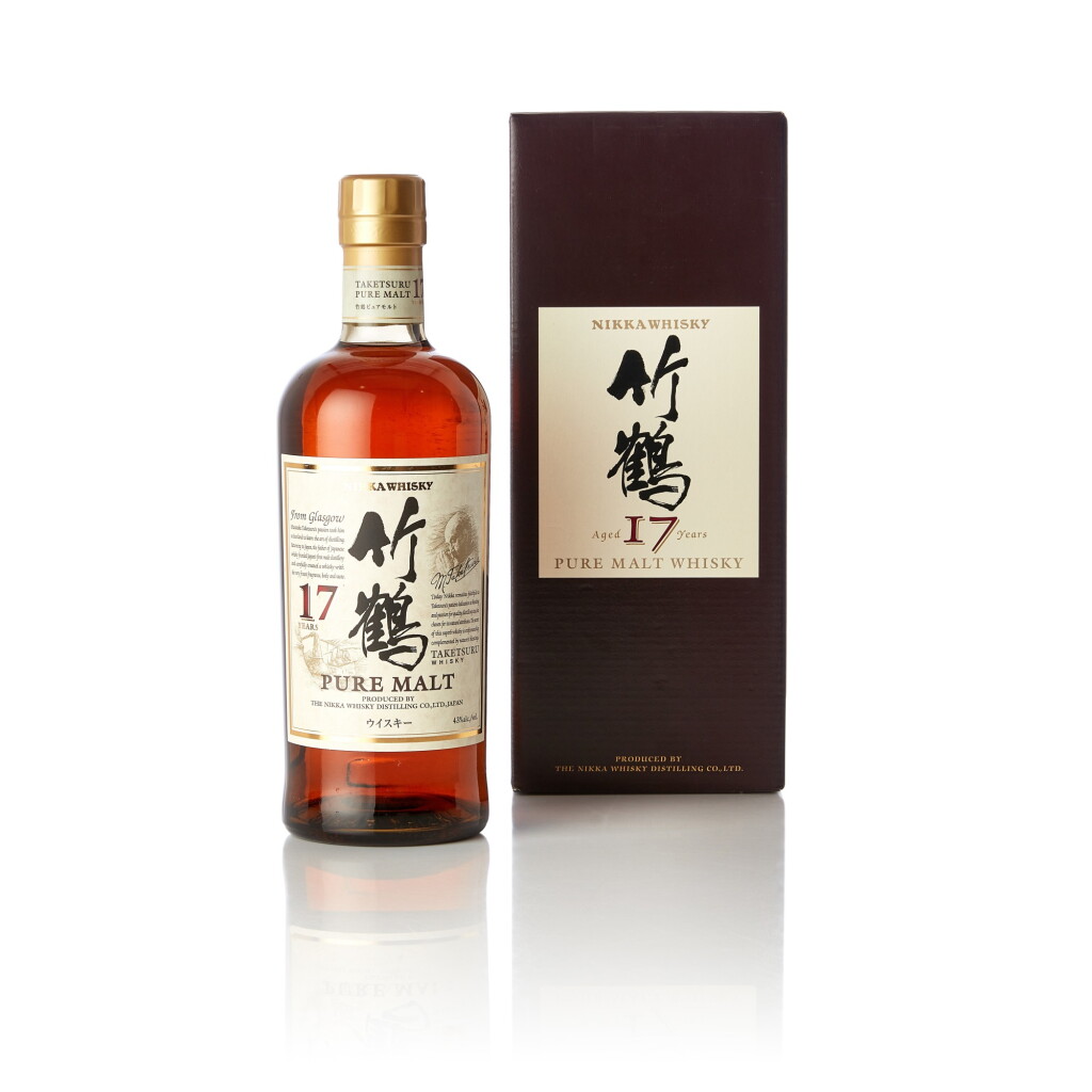 View full screen - View 1 of Lot 5078. 竹鶴 Nikka Taketsuru Pure Malt 17 Year Old 43.0 abv NV (1 BT70).