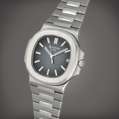 View full screen - View 1 of Lot 15. Nautilus, Reference 5711/1A-010 | A stainless steel wristwatch with date and bracelet | Circa 2020.