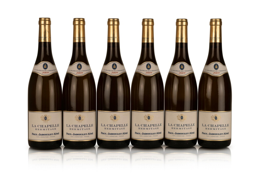 View full screen - View 1 of Lot 2. Hermitage, La Chapelle Blanc 2009 Paul Jaboulet Aîné (6 BT).