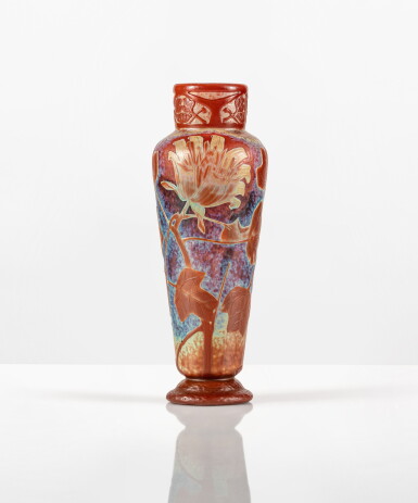 View full screen - View 1 of Lot 72. Fleurs de tulipier vase, circa 1900.