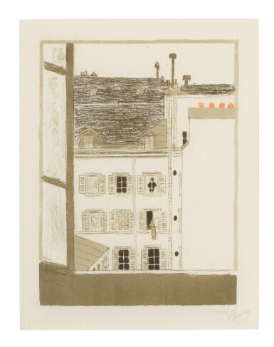 View full screen - View 1 of Lot 43. MAISON DANS LA COUR (B. 61).