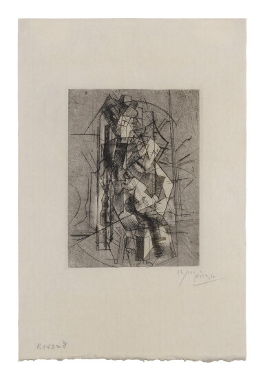 View full screen - View 1 of Lot 186. PABLO PICASSO | L'HOMME À LA GUITARE (B. 30).