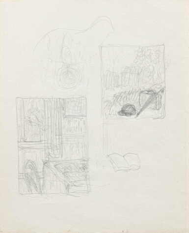 View full screen - View 1 of Lot 387. Untitled (recto; verso).