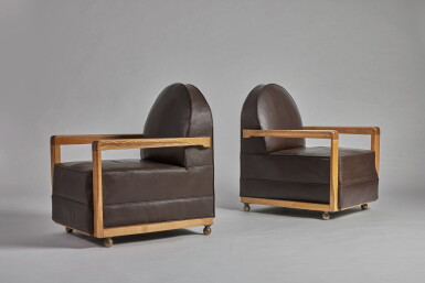 View full screen - View 1 of Lot 106. Pair of Armchairs.