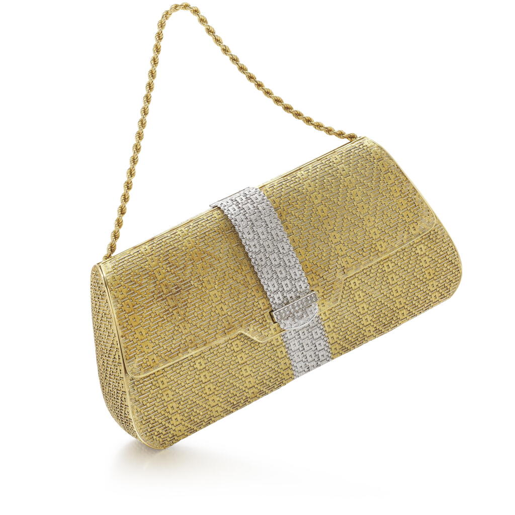 View full screen - View 1 of Lot 141. Diamond evening bag | Borsetta da sera in diamanti 1968 .