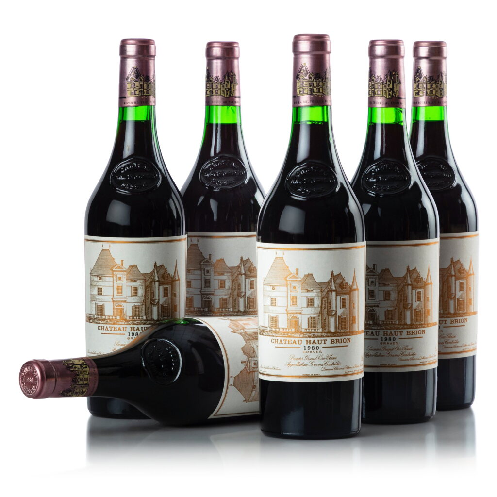 View full screen - View 1 of Lot 60. Château Haut-Brion 1980 (6 BT).