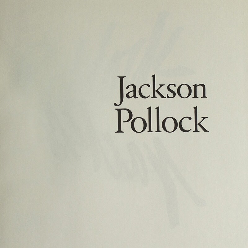 Jackson Pollock Vintage Jackson Pollock A Catalogue Raisonné Of