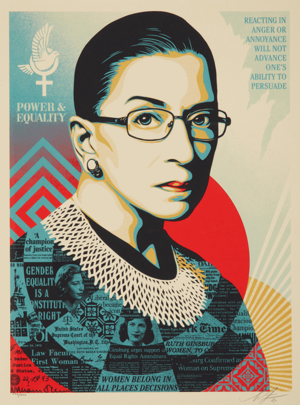 View full screen - View 1 of Lot 735. A Champion of Justice (Ruth Bader Ginsburg).