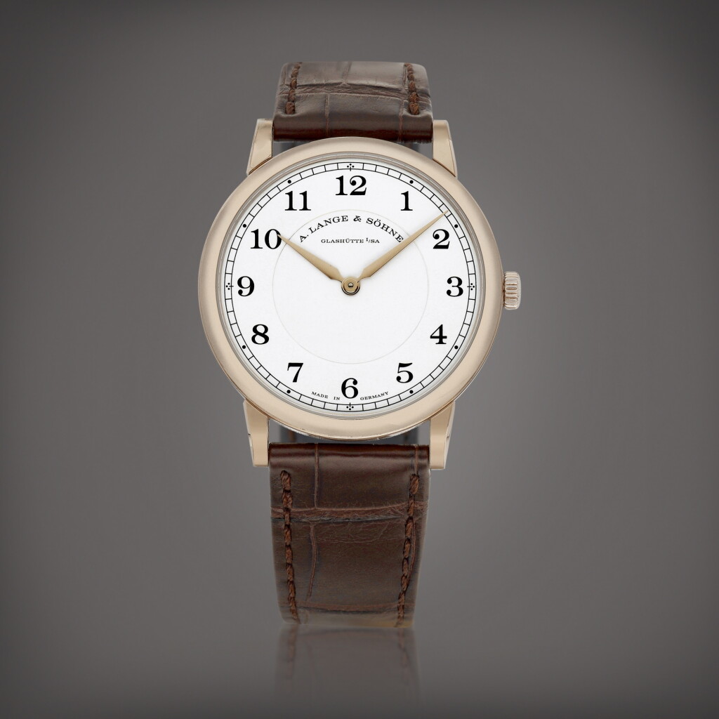 View full screen - View 1 of Lot 707. 1815 Thin Honeygold “Homage to F.A. Lange”, Reference 239.050 | A limited edition honey gold wristwatch, Made to commemorate the 175th anniversary of A. Lange & Söhne, Circa 2020 | 朗格 | 1815 Thin Honeygold “Homage to F.A. Lange” 型號239.050 | 限量版蜜糖金腕錶,為紀念品牌誕辰175週年而製,約2020年製.