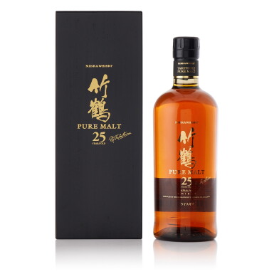 View full screen - View 1 of Lot 9439. 竹鶴 Nikka Taketsuru Pure Malt 25 Year Old 43.0 abv NV (1 BT70).