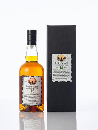 View full screen - View 1 of Lot 6025. Ichiro's Malt Hanyu 15 Year Old 46.5 abv 1995 (1 BT70).