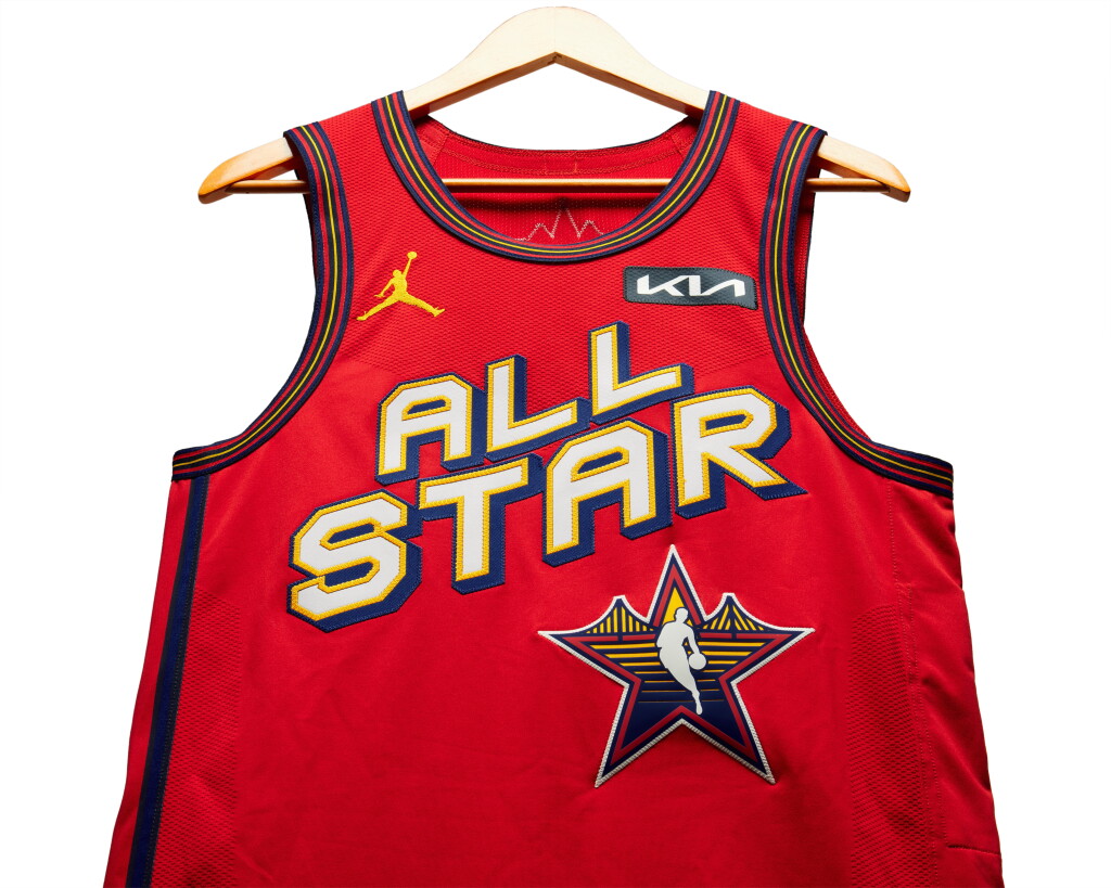View full screen - View 1 of Lot 11. Trae Young Game Worn ‘NBA All-Star Game’ Jersey.