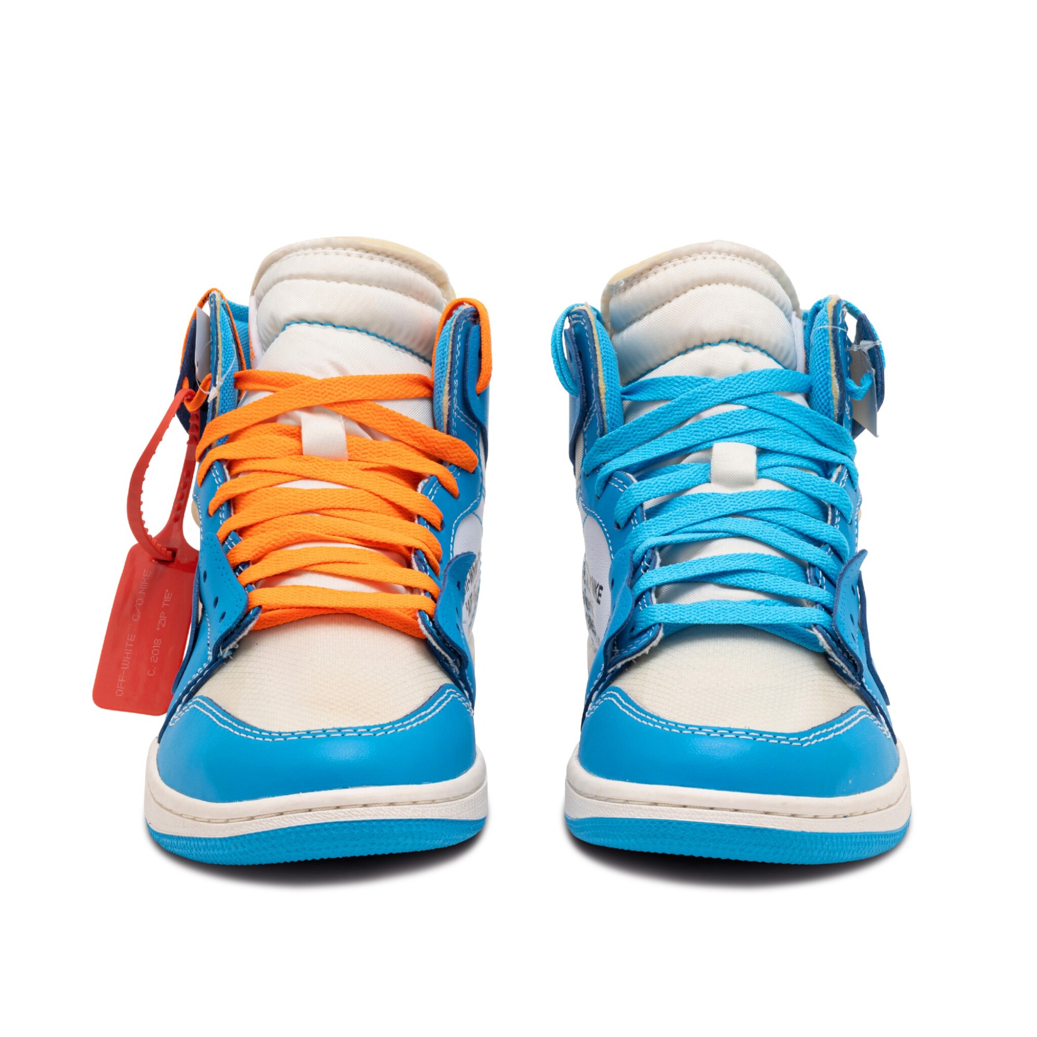 Virgil Abloh Signed and Designed Nike Air Jordan 1 x OFF-WHITE Retro High OG âUNCâ | Size 8.5