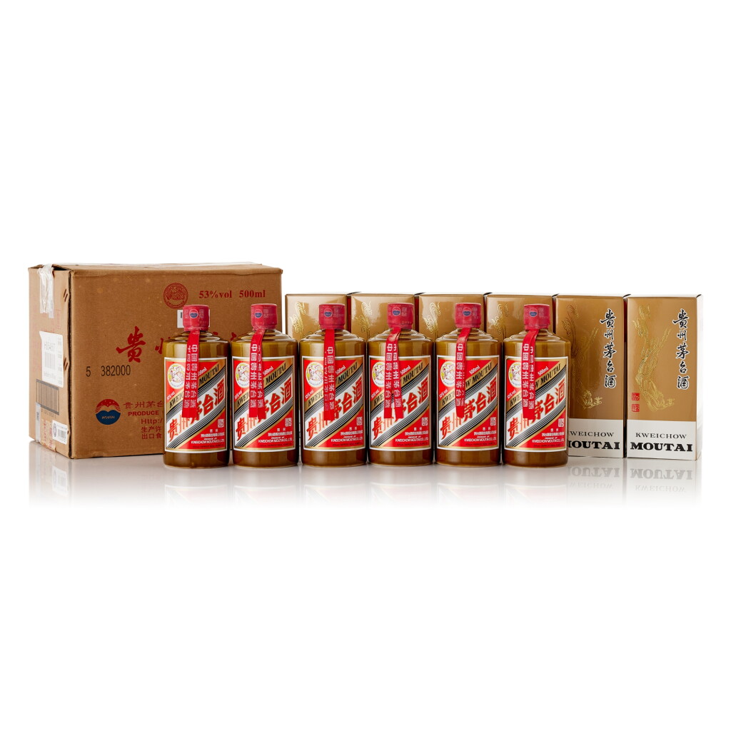View full screen - View 1 of Lot 521. 2013年產 "飛天牌"精品貴州茅台酒(原箱) Kweichow Flying Fairy Moutai Jingpin 2013 (6 BT50).