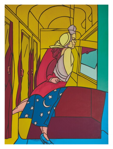 View full screen - View 1 of Lot 528. VALERIO ADAMI | GOODBYE, MY DEAR.