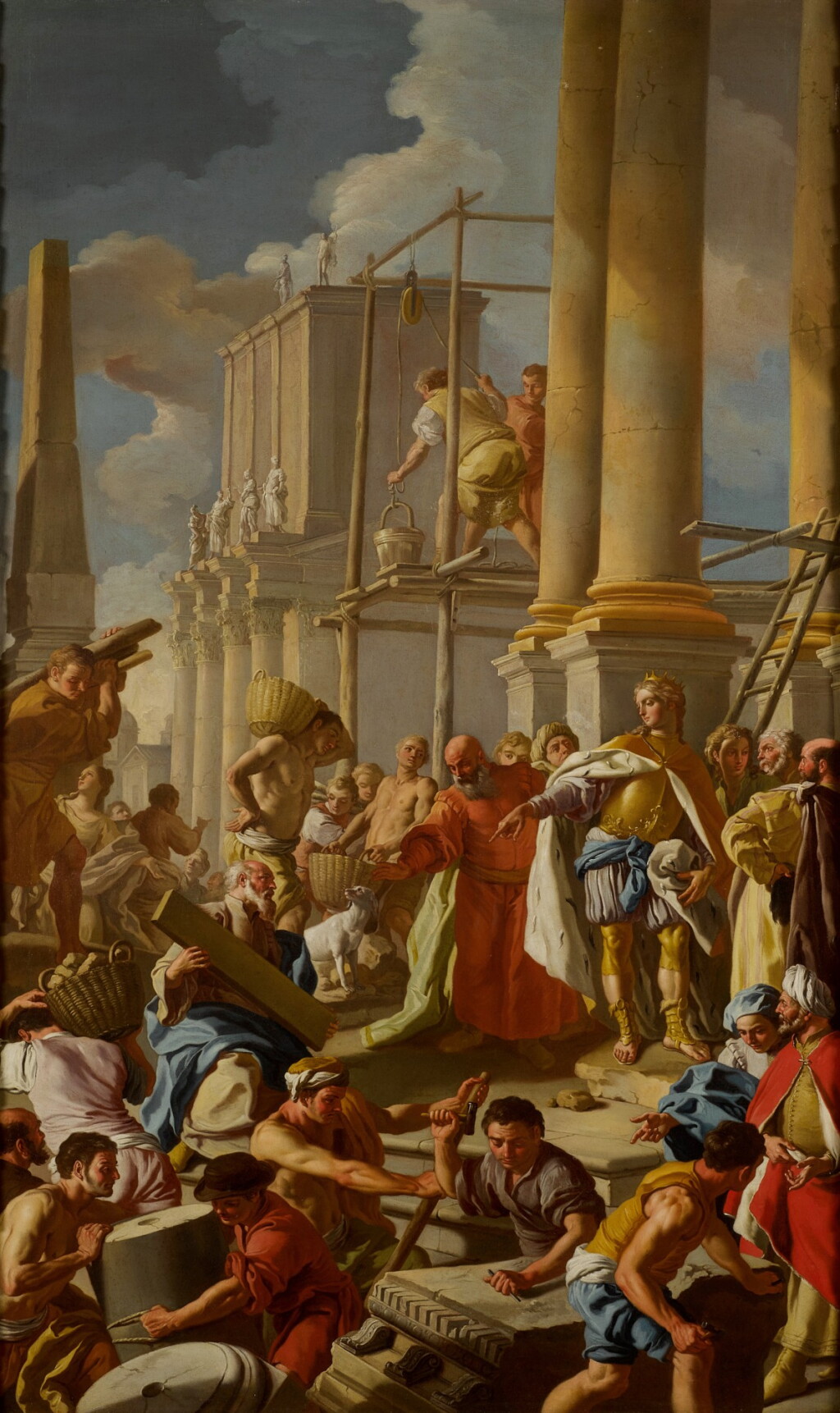 View full screen - View 1 of Lot 40. Robert of Anjou Witnessing the Construction of the Church of Santa Chiara, Naples.