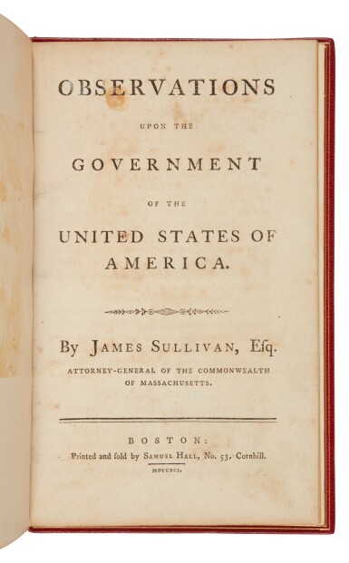 全螢幕檢視 - 查看211Sullivan, James | The Frank C. Deering copy of "Observations upon the Government ..."的1