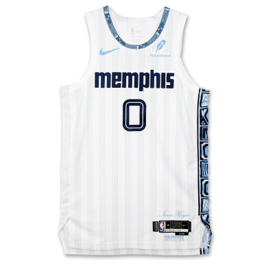 View full screen - View 1 of Lot 24. Jaylen Wells Memphis Grizzlies 2025-2026 Game Worn City Edition Jersey.