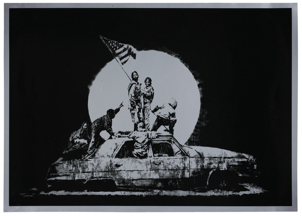 View full screen - View 1 of Lot 17. BANKSY | FLAG.