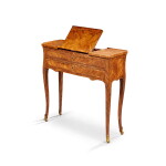 A Louis XV gilt-bronze-mounted tulipwood and kingwood table liseuse, circa 1750