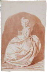 LOUIS ROLAND TRINQUESSE | PORTRAIT OF MARIANNE FRANMERY