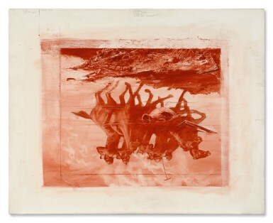 View full screen - View 1 of Lot 634. Study for Forward Retreat.