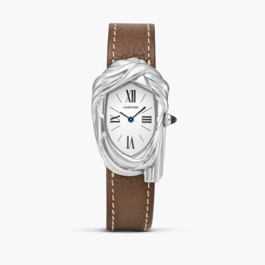 View full screen - View 1 of Lot 2292. Cheich | A historically important and unique white gold wristwatch, Circa 2010.