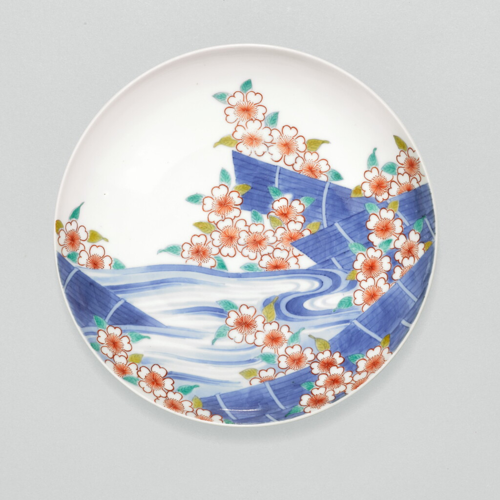 View full screen - View 1 of Lot 75. A NABESHIMA DISH, EDO PERIOD, LATE 17TH CENTURY.