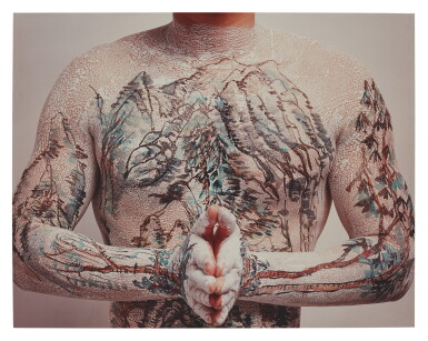View full screen - View 1 of Lot 622. HUANG YAN | CHINESE TATTOO LANDSCAPE NO. 4.