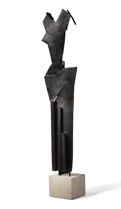 View full screen - View 1 of Lot 39. JULIO GONZÁLEZ | FEMME DITE ‘LES TROIS PLIS’ .