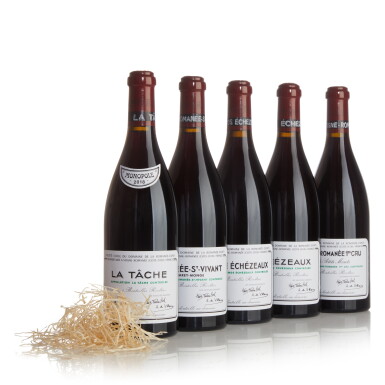 View full screen - View 1 of Lot 455. Domaine de la Romanée-Conti 2018 Assortment Case (5 BT).