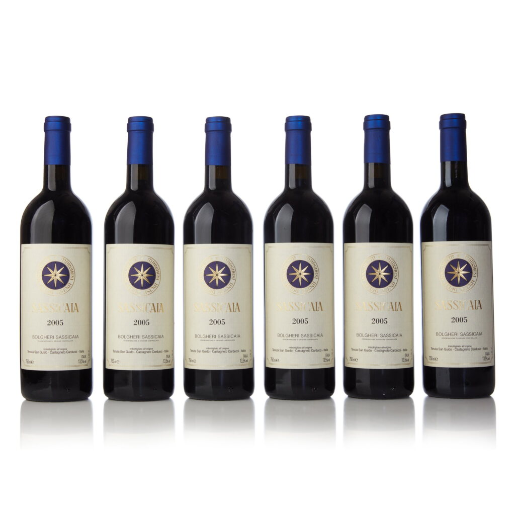 View full screen - View 1 of Lot 196. Sassicaia 2005 (12 BT).