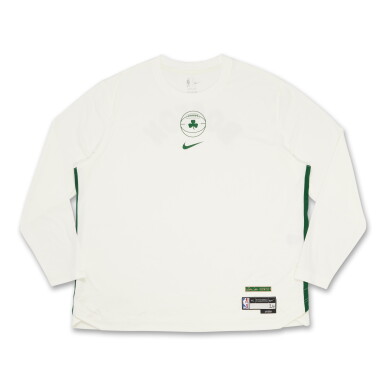 View full screen - View 1 of Lot 104. Xavier Tillman Sr. Boston Celtics 2023-2024 City Edition Warmup Top.