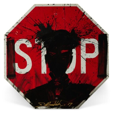 View full screen - View 1 of Lot 22. Untitled (Stop Sign).