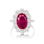 Ruby and Diamond Ring | 4.60克拉 天然 「緬甸」未經加熱紅寶石 配 鑽石 戒指