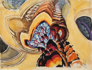 View full screen - View 1 of Lot 18. Composition abstraite.