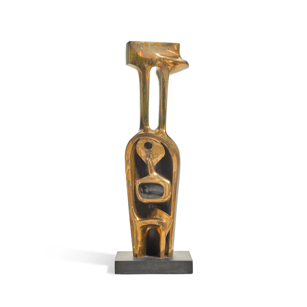 View full screen - View 1 of Lot 671. Standing Mother and Child.
